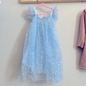 Sparkly blue princess dress
